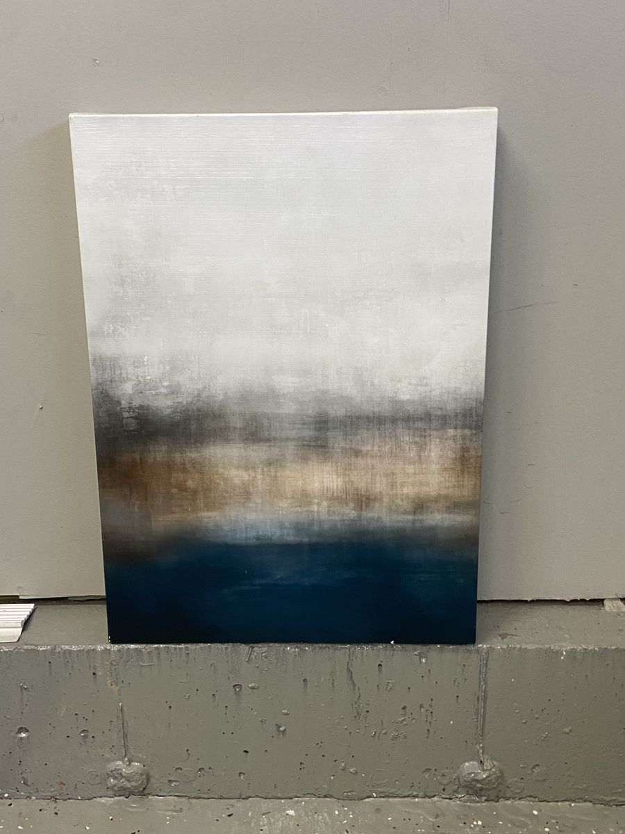 Wall  Art - Modern Abstract Canvas Wall Art – 16" x 22"