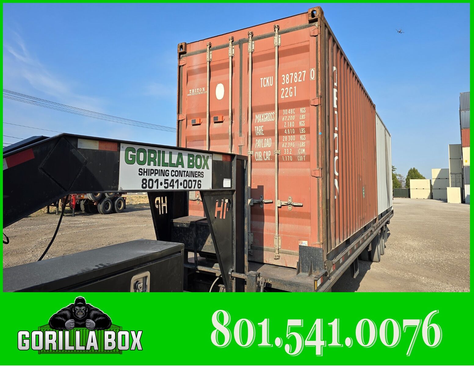 20' and 40' High Cube Shipping Containers. Great Office, Shed, Used and New One Trip Conex. Connex, Best Price!