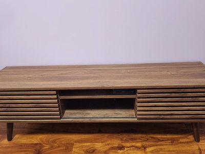 midcentury modern TV console
