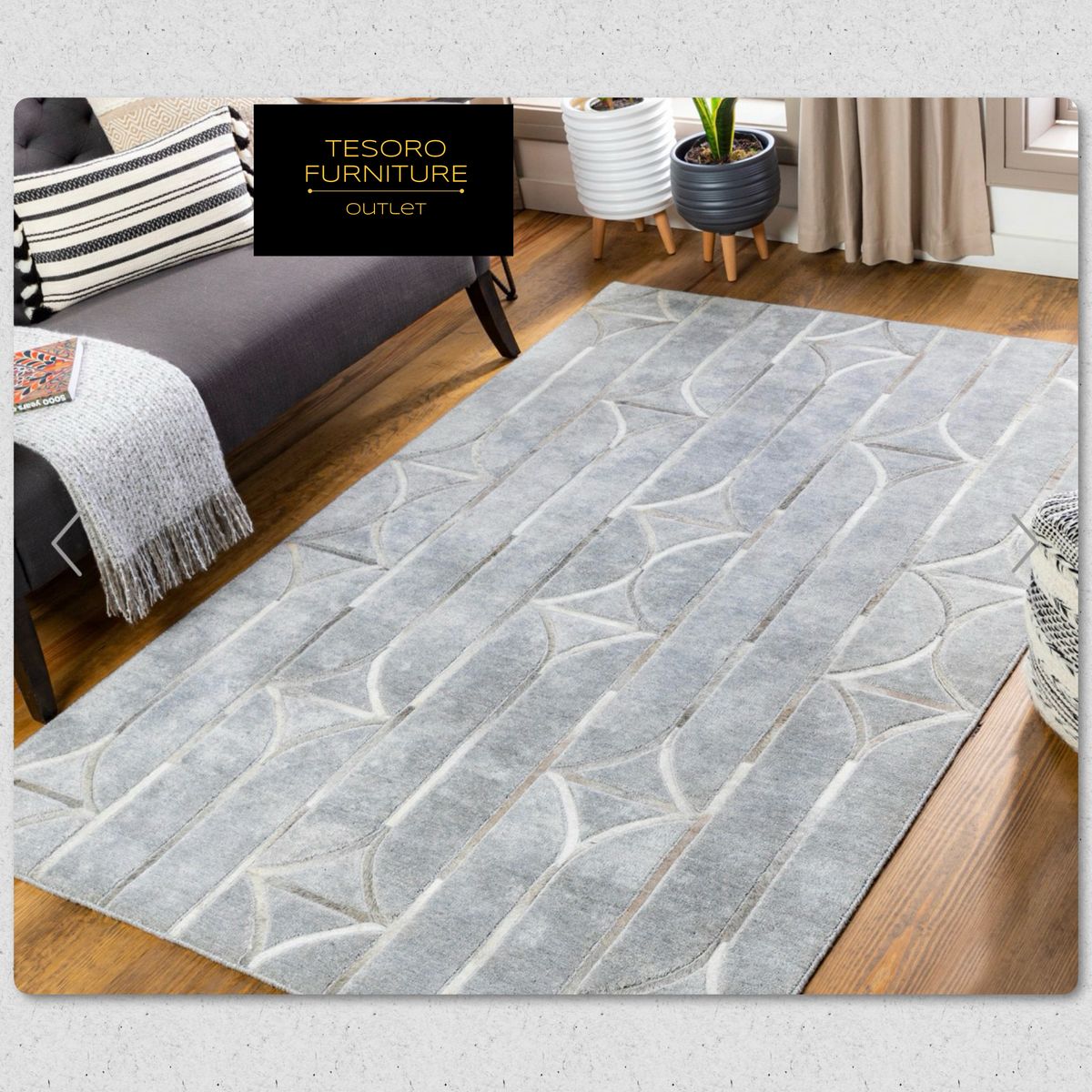 NEW LUXURY SURYA ELOQUENT FELT RUG 8' 10 X 12'
