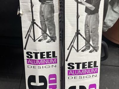On-Stage Stands SS7730 Classic Speaker Stands (Pair) - Steel/Aluminum Design, 200lb Capacity