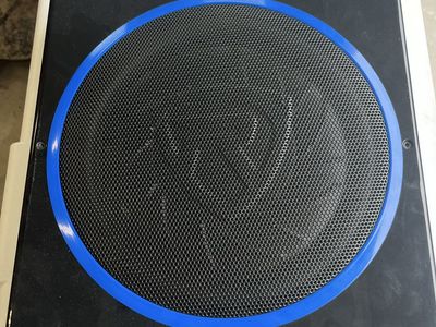 Powered car subwoofer