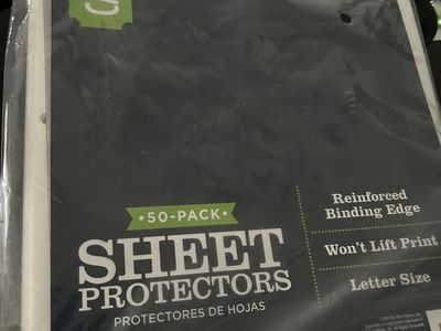 Sheet protectors