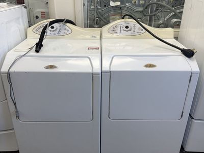 Maytag Neptune Top Load Washer & Dryer Set - White, Electric