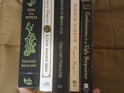 Gregory Maguire Book Lot - Wicked, Son of a Witch, A Lion Among Men, Mirror Mirror, Confessions