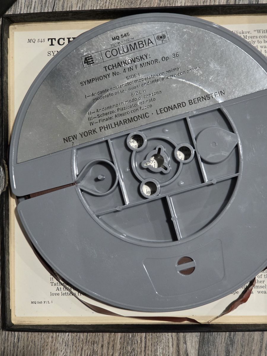 Reel to Reel Tchaikovsky New York Bernstein Symphony No 4 F Minor Op 36