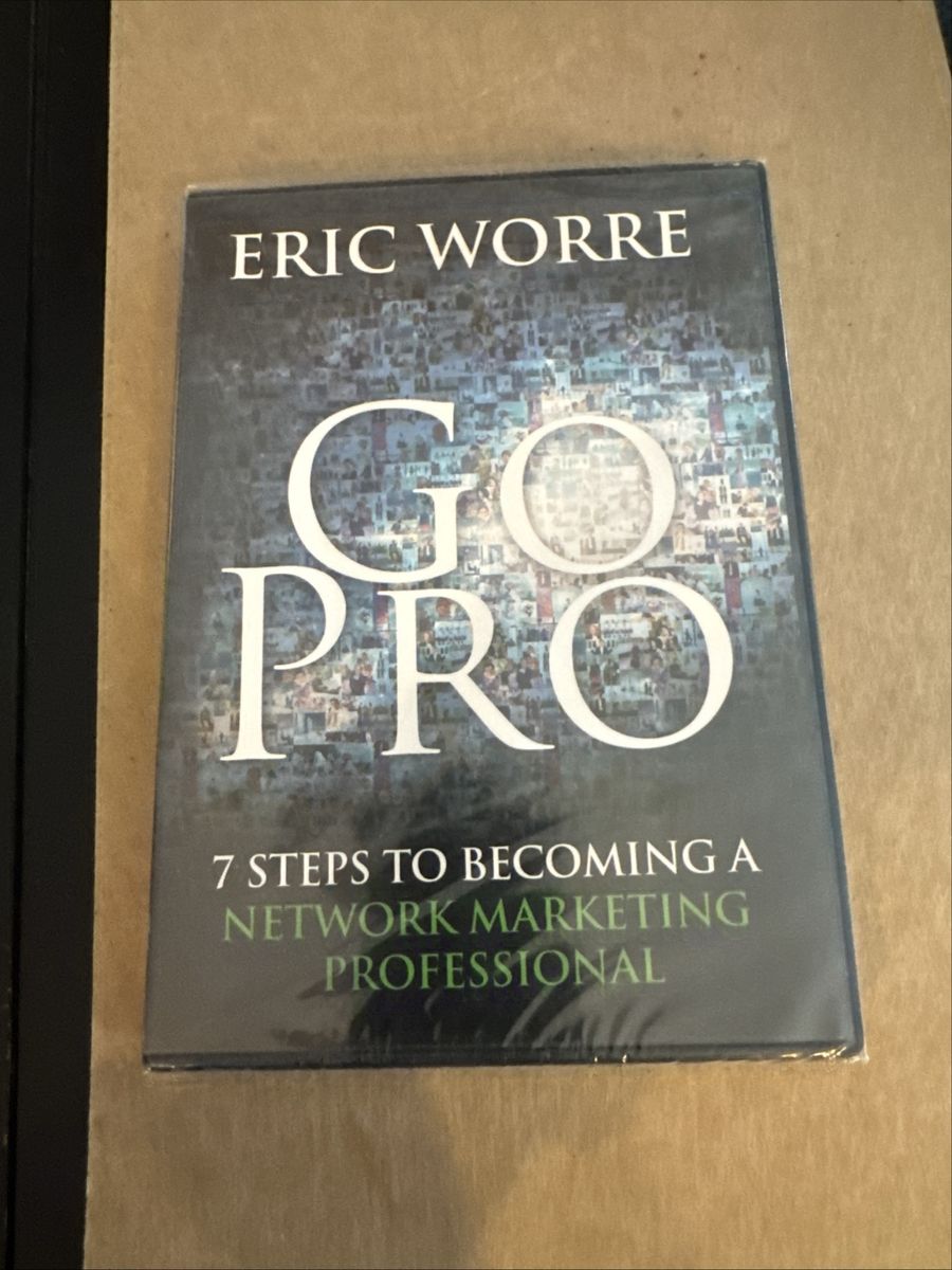 NEW Sealed GO PRO Eric Worre DVD 7 Steps