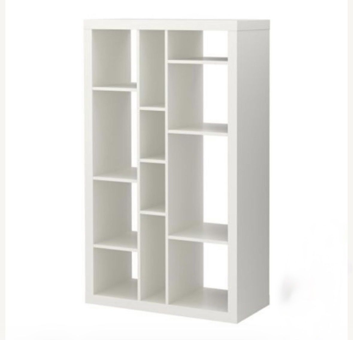 IKEA kallax bookshelf console shelving