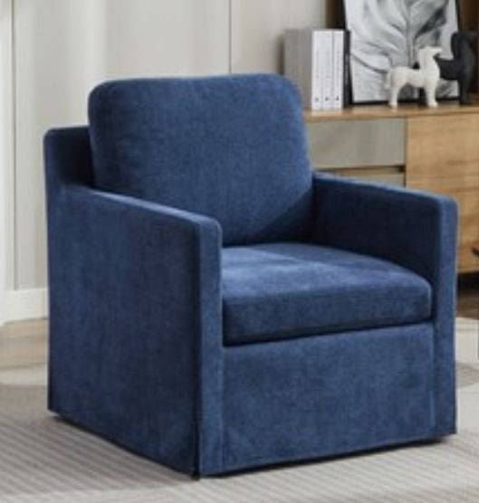 Navy Swivel Accent Chair- Still in box