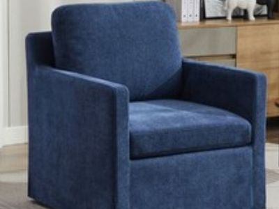 Navy Swivel Accent Chair- Still in box