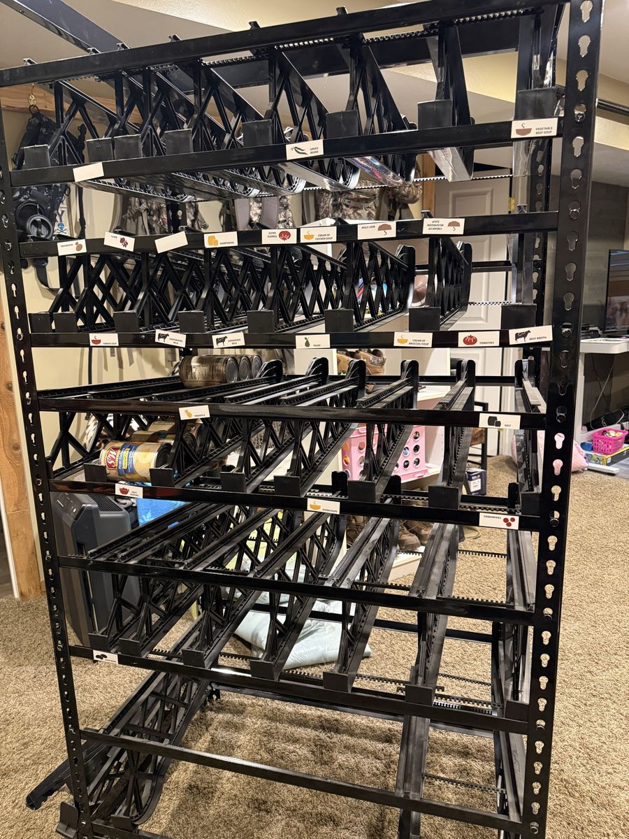 Shelf Reliance Harvest 72+ Food Storage Rotation System (FIFO Rack)