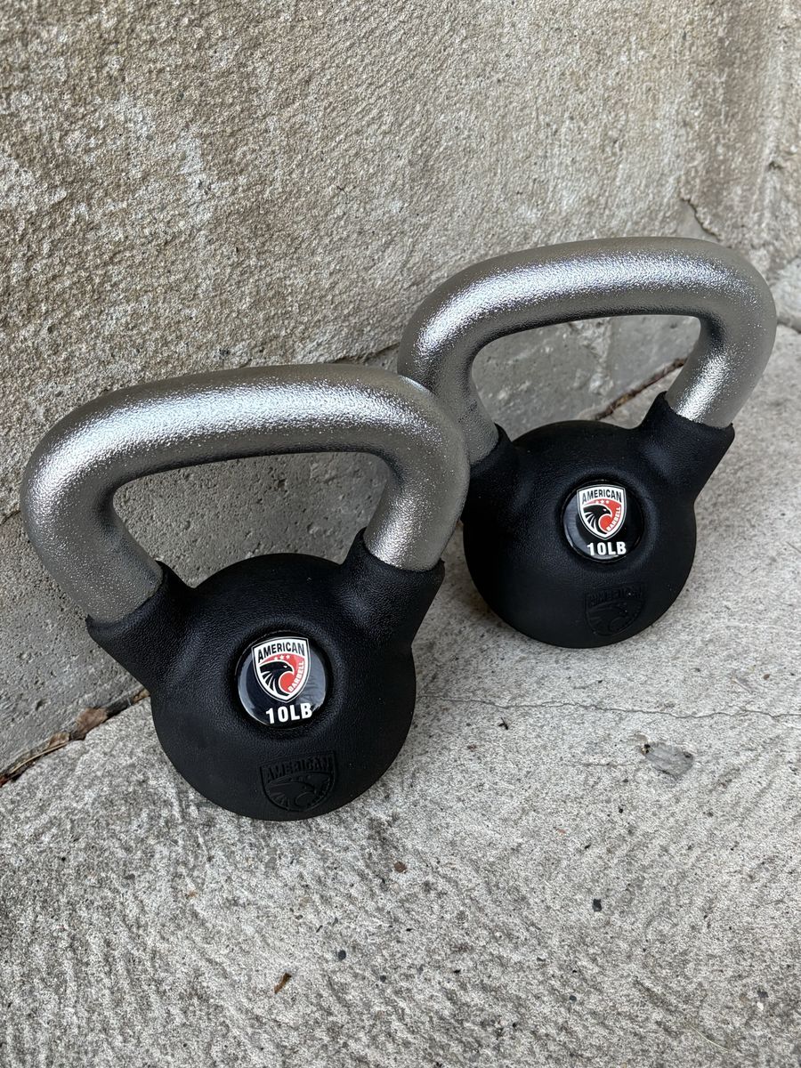 American Barbell 10lb Kettlebells (Pair)