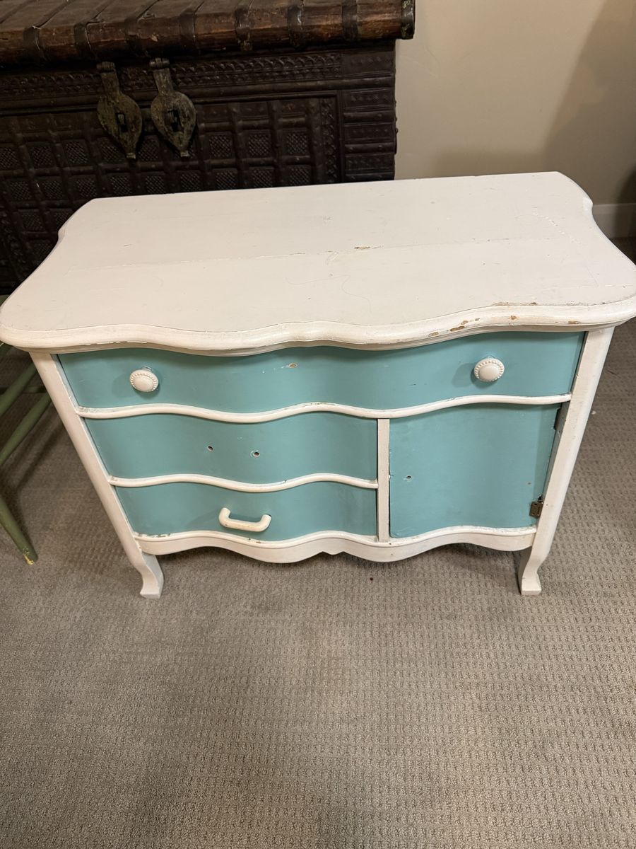 French Provincial Serpentine Dresser