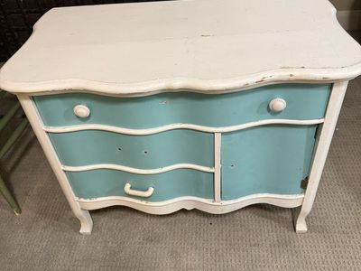 French Provincial Serpentine Dresser