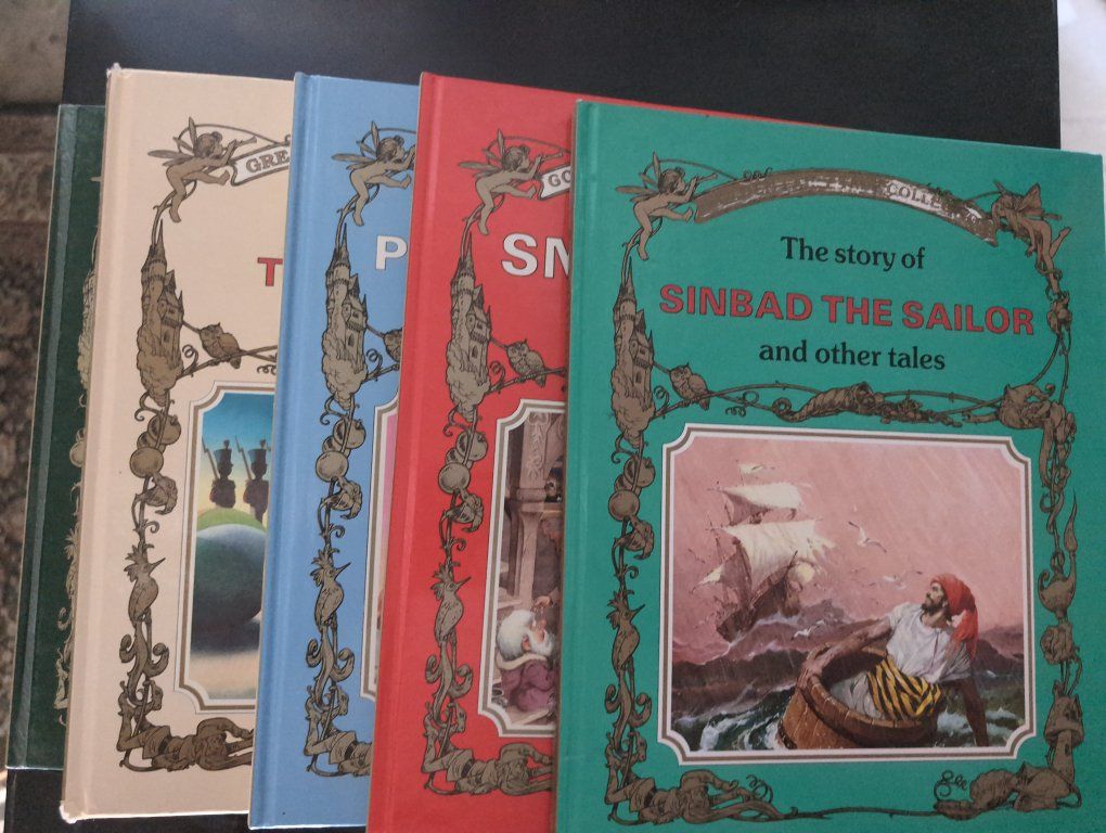 All 5 hardcover books (large) for $4