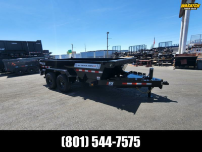 2026 PJ Trailers 7X14 DT1 Telescopic 14K Dump Trailer