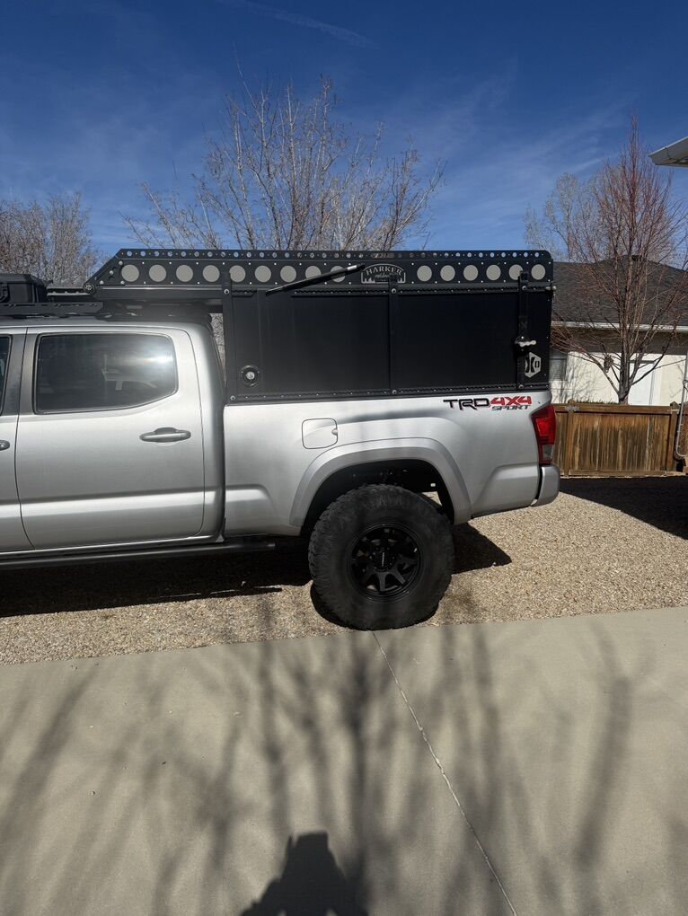 Harker EXO Camper for Long Bed Tacoma