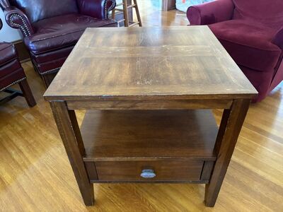 Project Vintage Shaker Style End Table W/ Drawer