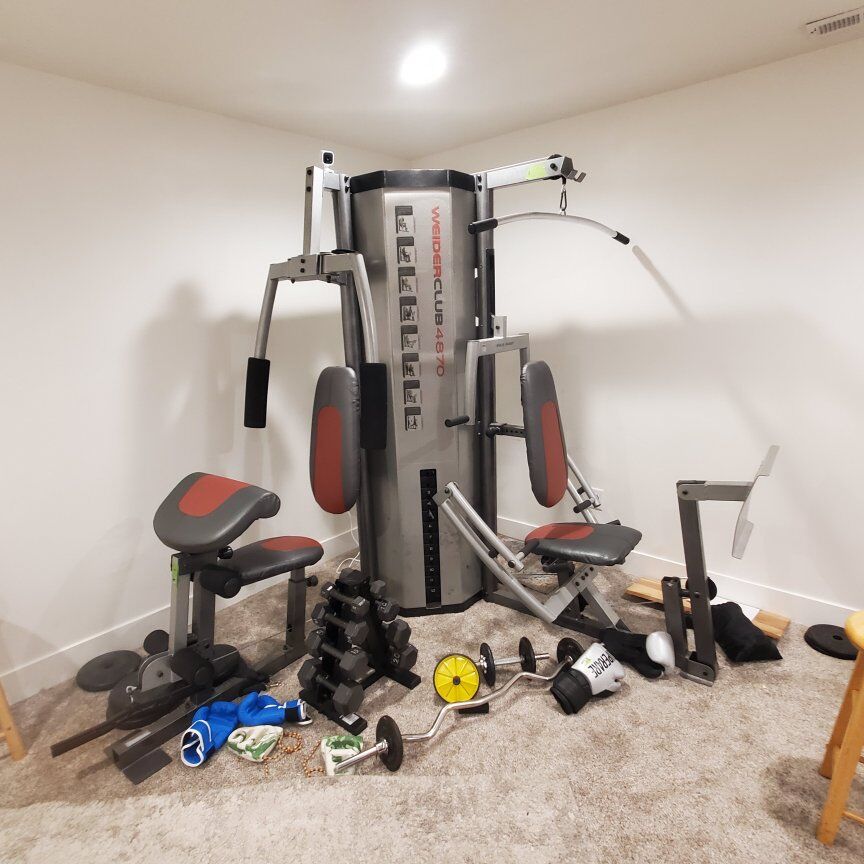 weider club 4870 weight machine