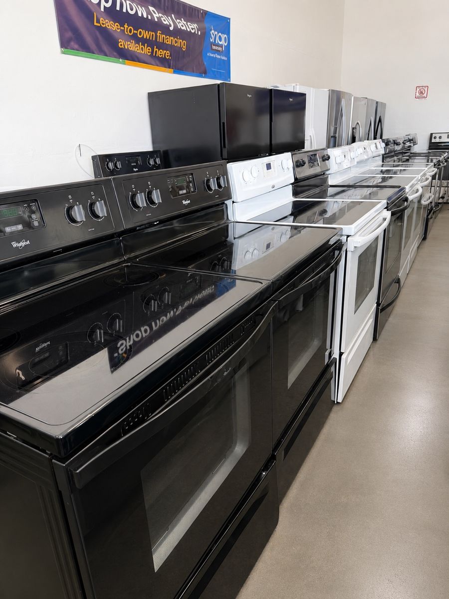 Washer's Dryer's Fridge's Range's Dishwasher's