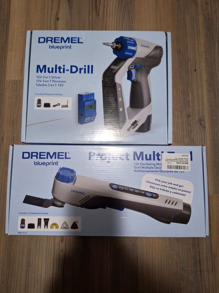 Dremel  drill and oscillating  12 v new