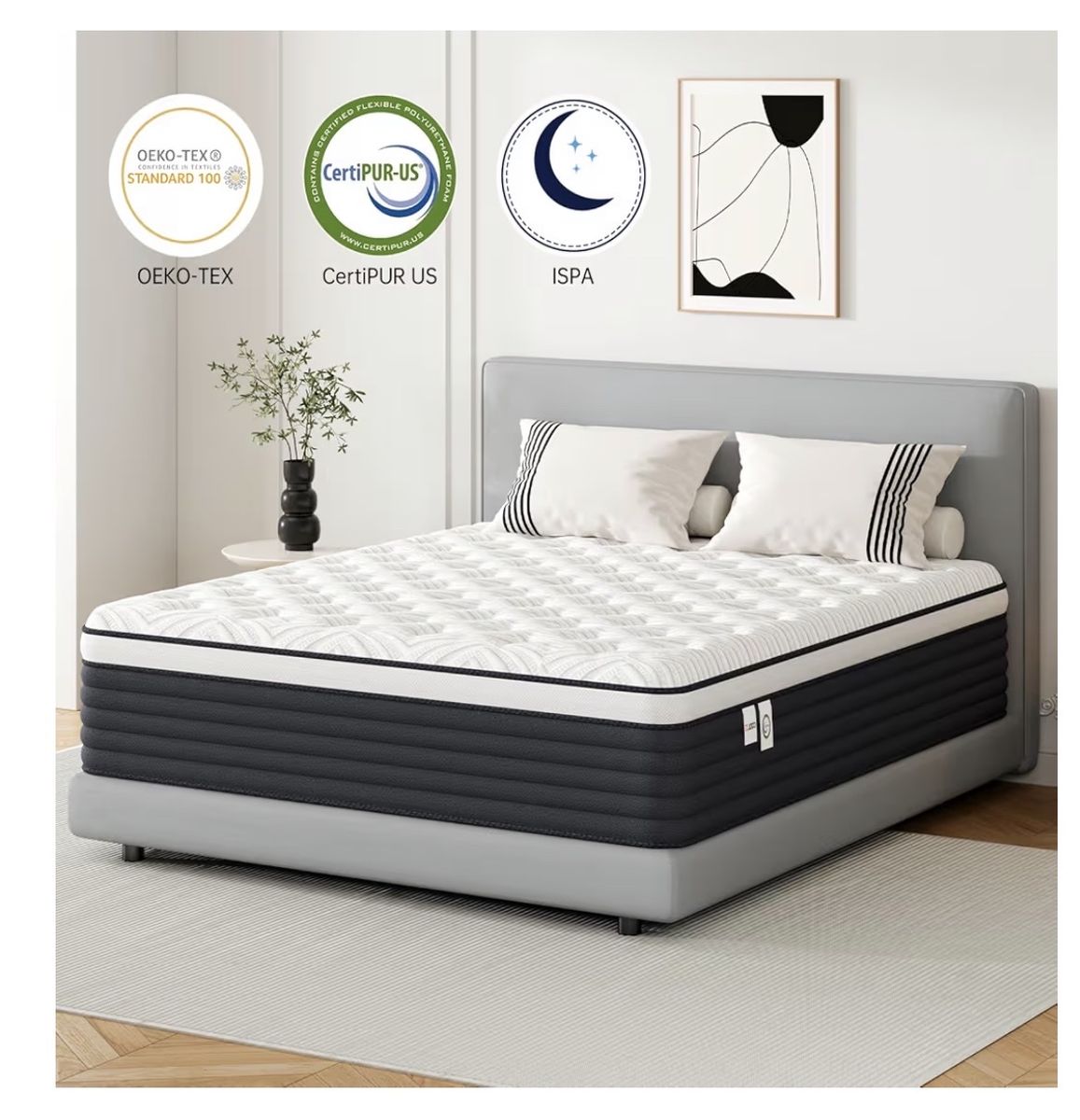 King Memory Foam Mattress – New (Boxed)