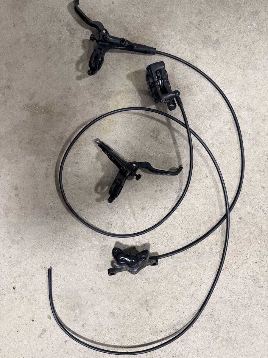 TRP Slate T4 Hydraulic Disc Brake Set - Front and Rear Levers and Calipers