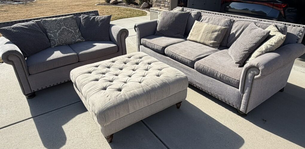 Couch, Loveseat, & Ottoman