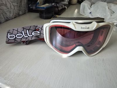 Used Bolle Snow Goggles Adult White