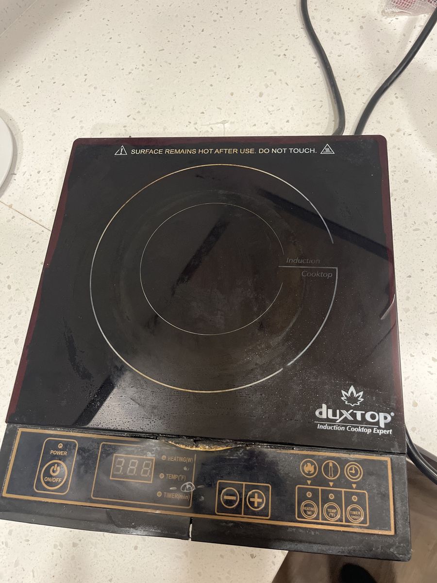 Duxtop Induction Cooktop Expert Portable Single Burner - Black