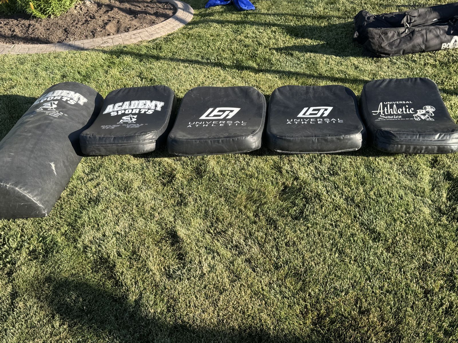 Academy Sports & Universal Athletic Football Training Pads & Tackle Dummy Set - 5 Pieces