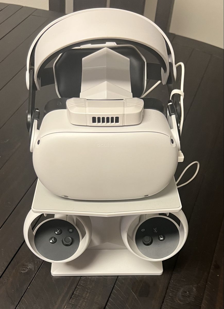 Oculus Quest 2 128GB VR Headset with Elite Strap, Controllers, Stand, Comfort Fan, and Carrying Case