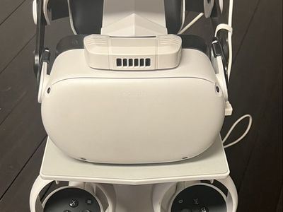Oculus Quest 2 128GB VR Headset with Elite Strap, Controllers, Stand, Comfort Fan, and Carrying Case