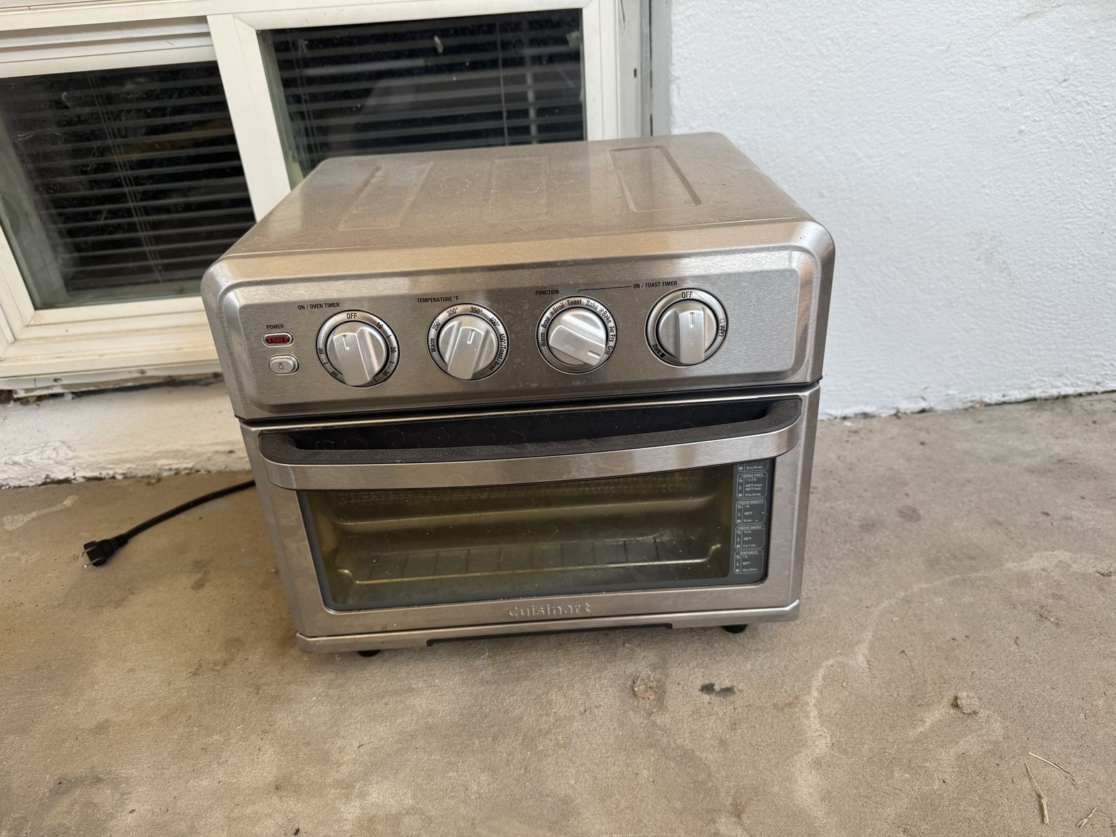 Cuisinart Stainless Steel Air Fryer Toaster Oven