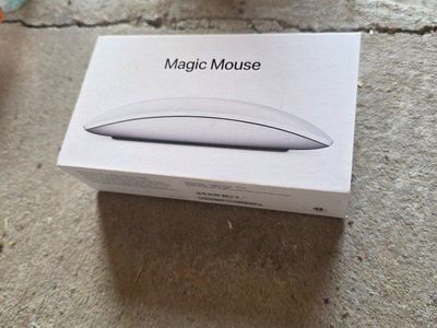 Apple Magic Mouse (White) - Wireless Multi-Touch Bluetooth Mouse for Mac/iPad
