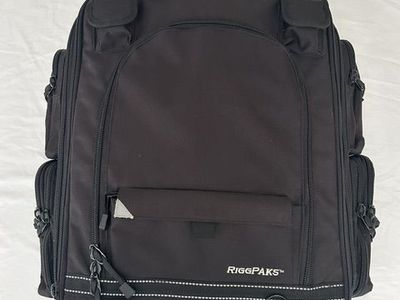 Nelson-Rigg Tail Bag RIGGPAKS CTB-900 Deluxe Tourer Motorcycle Black Luggage