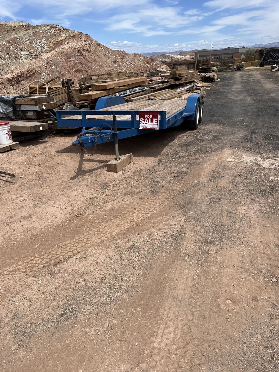 Dual Wheel Flatbed Trailer