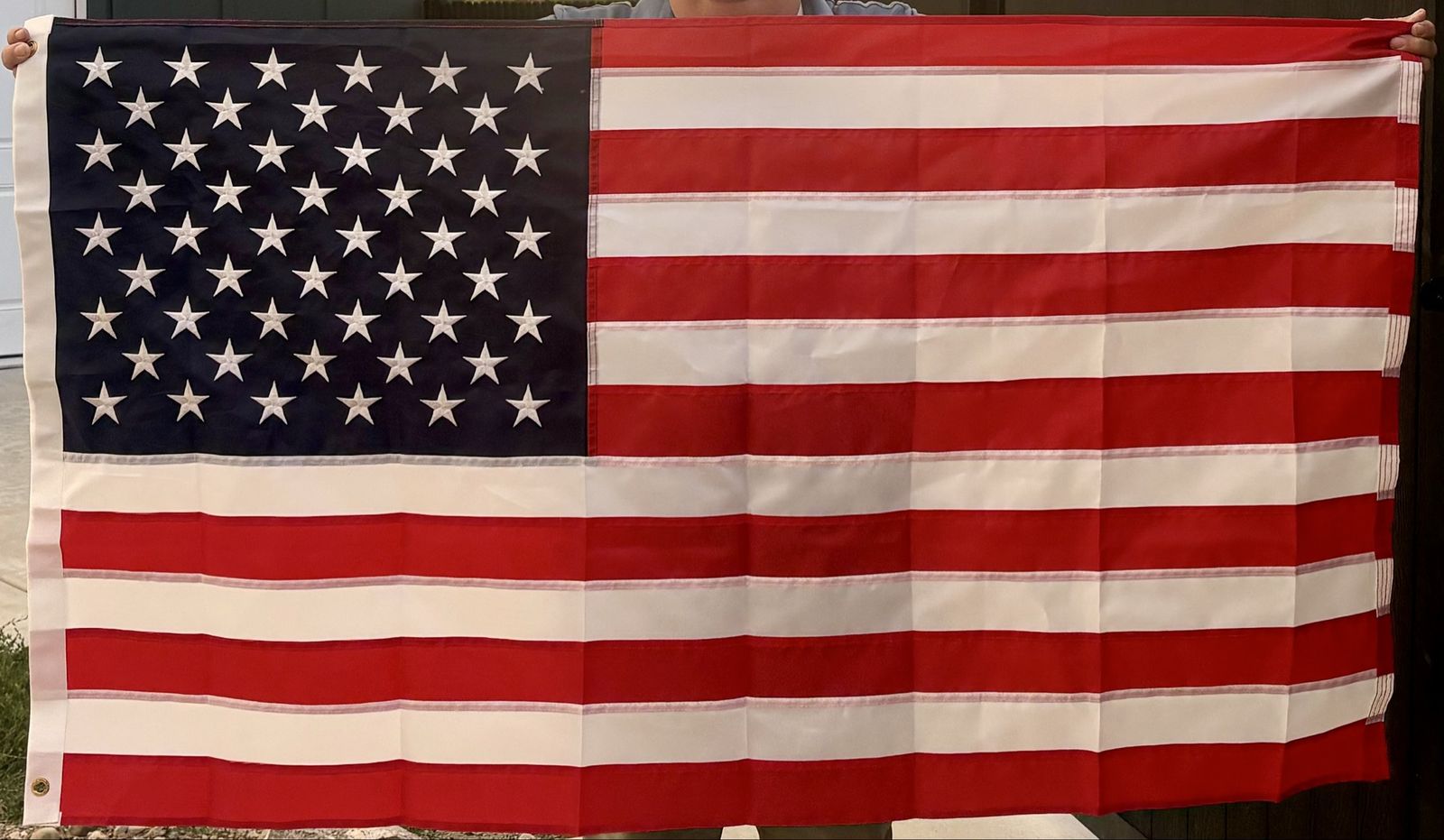 3 ft. x 5 ft. U.S. Flag, hand stitched