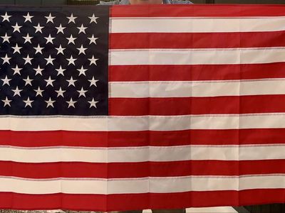3 ft. x 5 ft. U.S. Flag, hand stitched