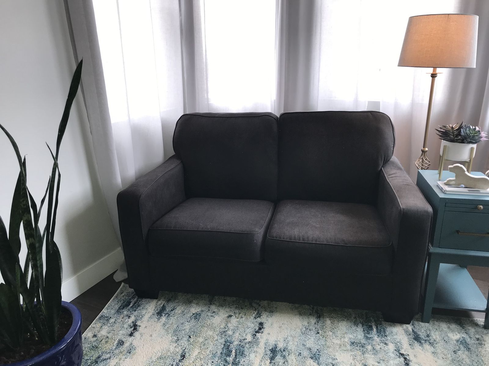 Matching loveseat and couch