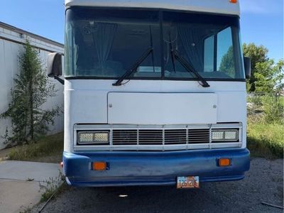 Class A Motorhome White Blue Trim RV