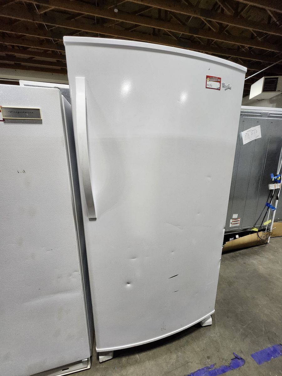 Whirlpool White Upright Stand-Up Freezer