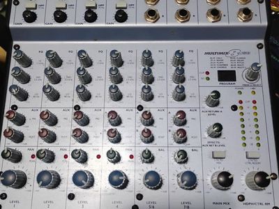 Alesis MultiMix 8 Line USB Audio Mixer with Effects - 8-Channel USB Audio Interface