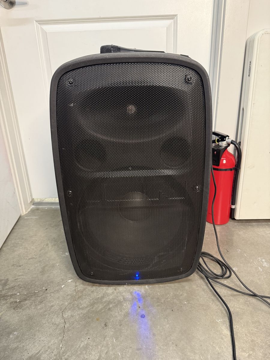 ION Bluetooth Karaoke PA Music Speaker With Mic