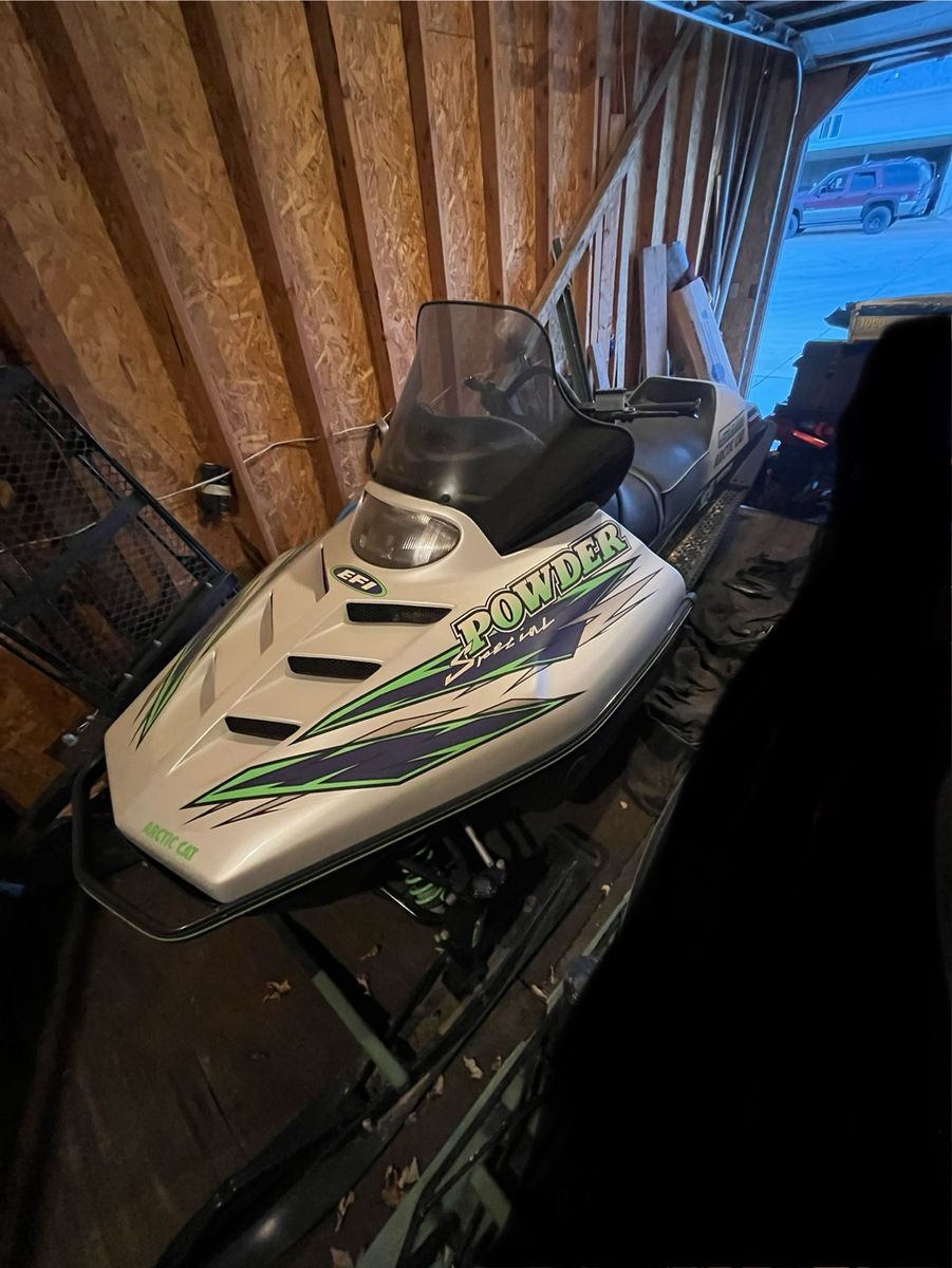 Snowmobile & Trailer