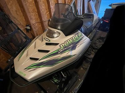 Snowmobile & Trailer