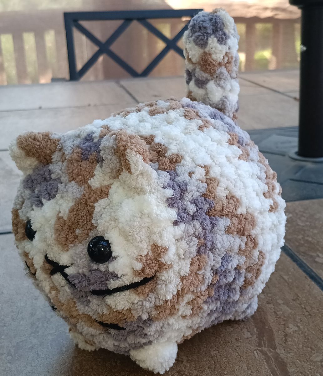 Homemade crochet plushes