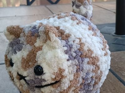 Homemade crochet plushes