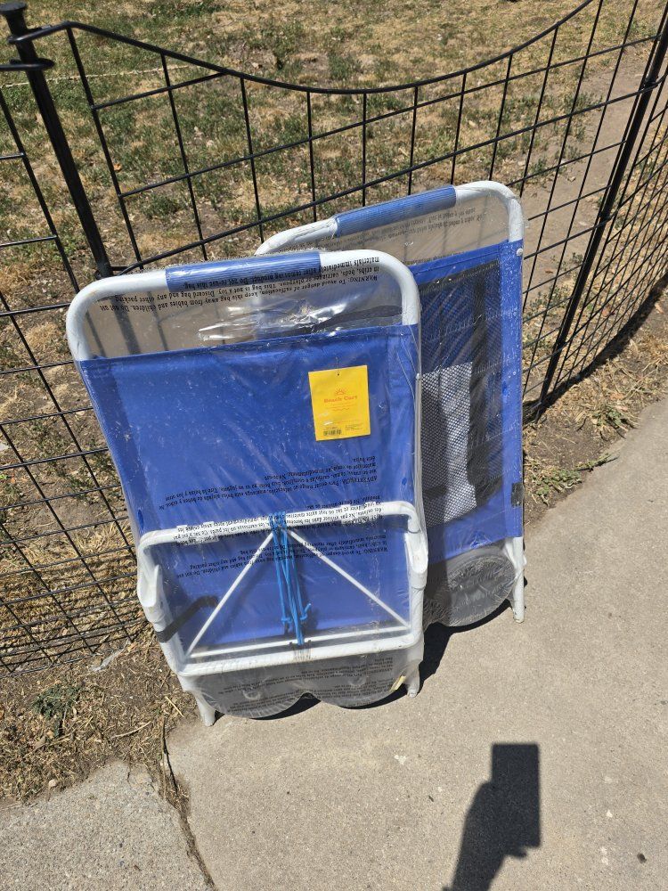 Beach Carts (2) new in packaging