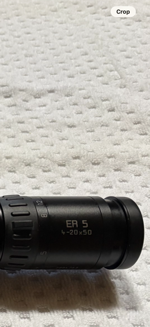 Leica ER 5 Rifle Scope with Picatinny style Rings